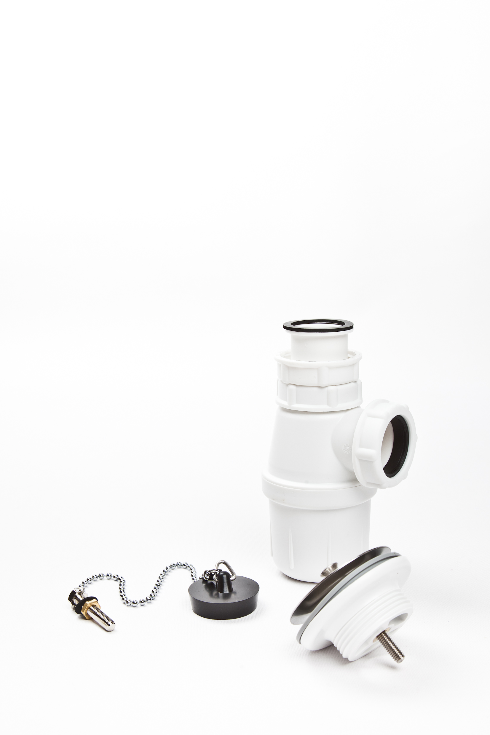 Kombivannlås med løs servantventil