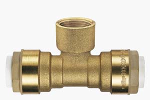 Push T-rør 22X3/4X22