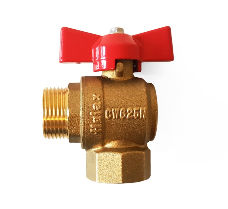 5125755: Vinkel kuleventil for fordeler 3/4" x 3/4"