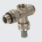 8377593: T-endestykke m/tappeventil for fordeler