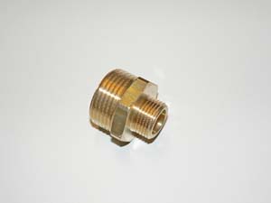 Messing overgangsansats 1x3/4