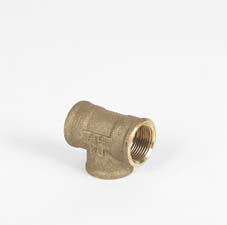 Messing T-rør 1 1/4