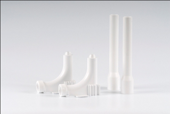 Bøyefikstur hvit for radiatortilkobling 15/25 mm