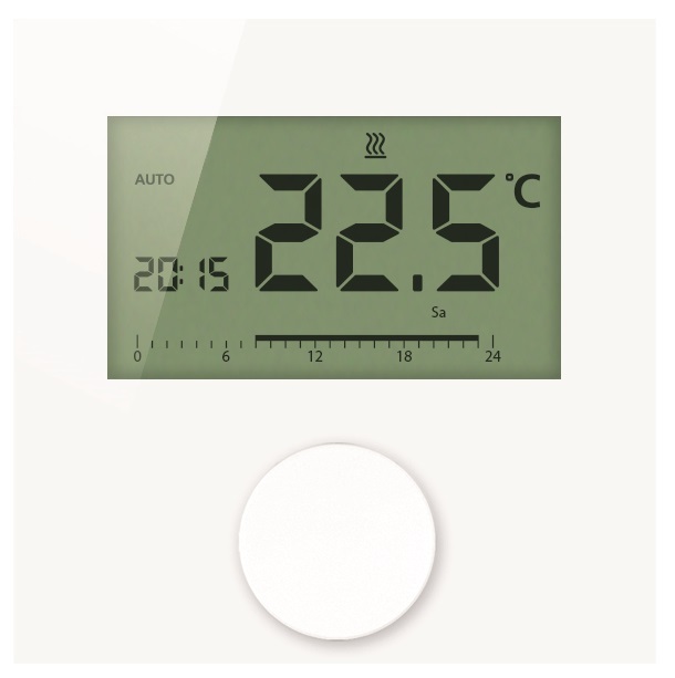 8378259: Høiax direkte Romtermostat 24V digital kablet