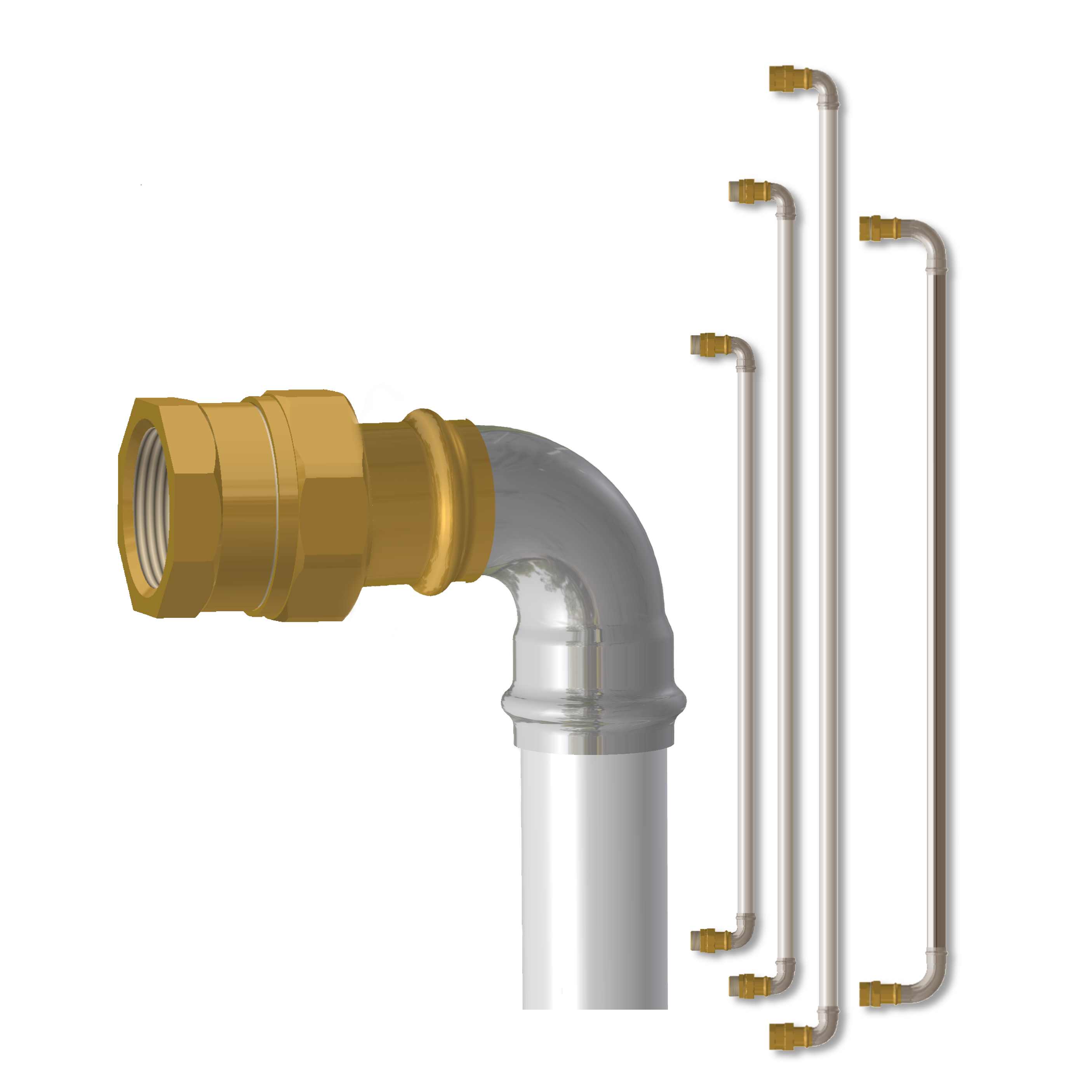 5000244: Nytt nr. 1426122 Seriekoblingsrør 1 1/2" SRS 1000