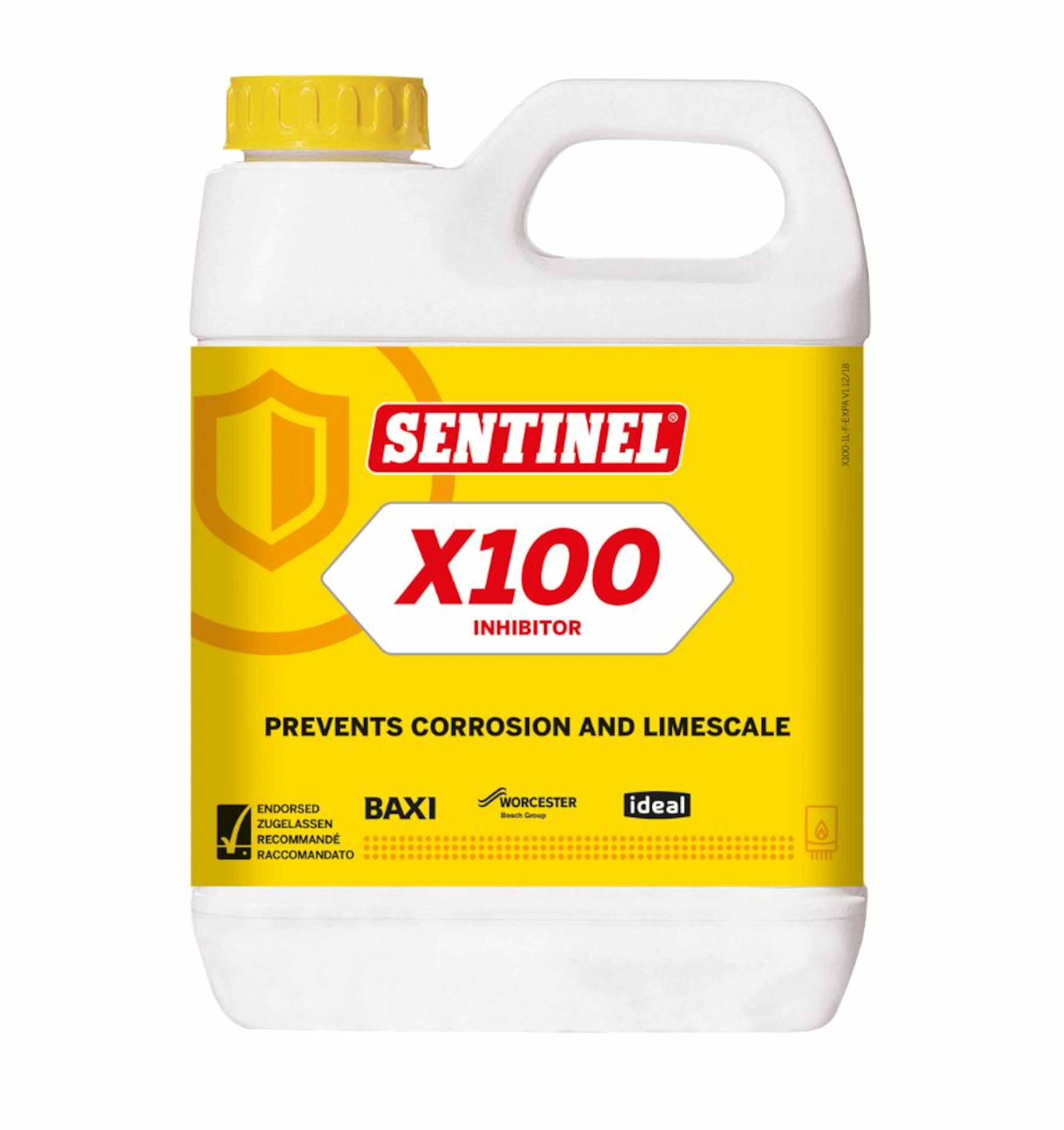 525001: Korrosjonsinhibitor, Sentinel X100, 1 liter, for opptil 100 liter