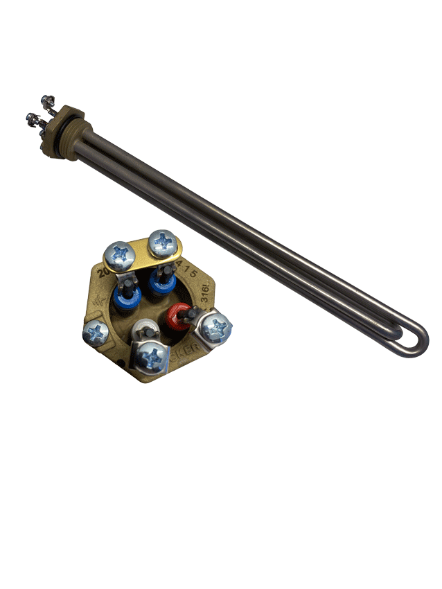 8025106: Element 1'' 700+1300W m/skrutilkobling