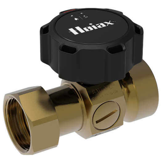 5125775: Høiax GIR Kuleventil 1" m/Tilbakeslagsventil og Slamsamler