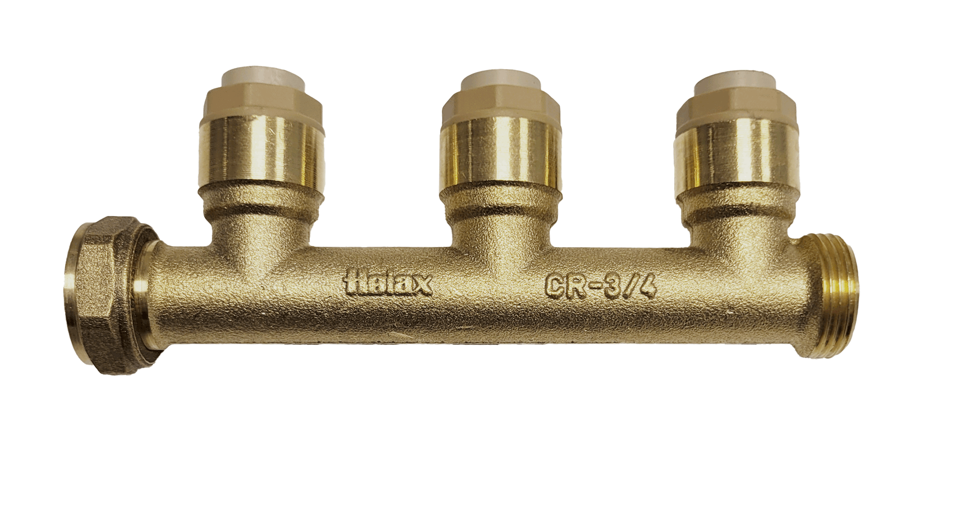 5125349: Push fordeler 3 avst. 15mm/ 3/4"