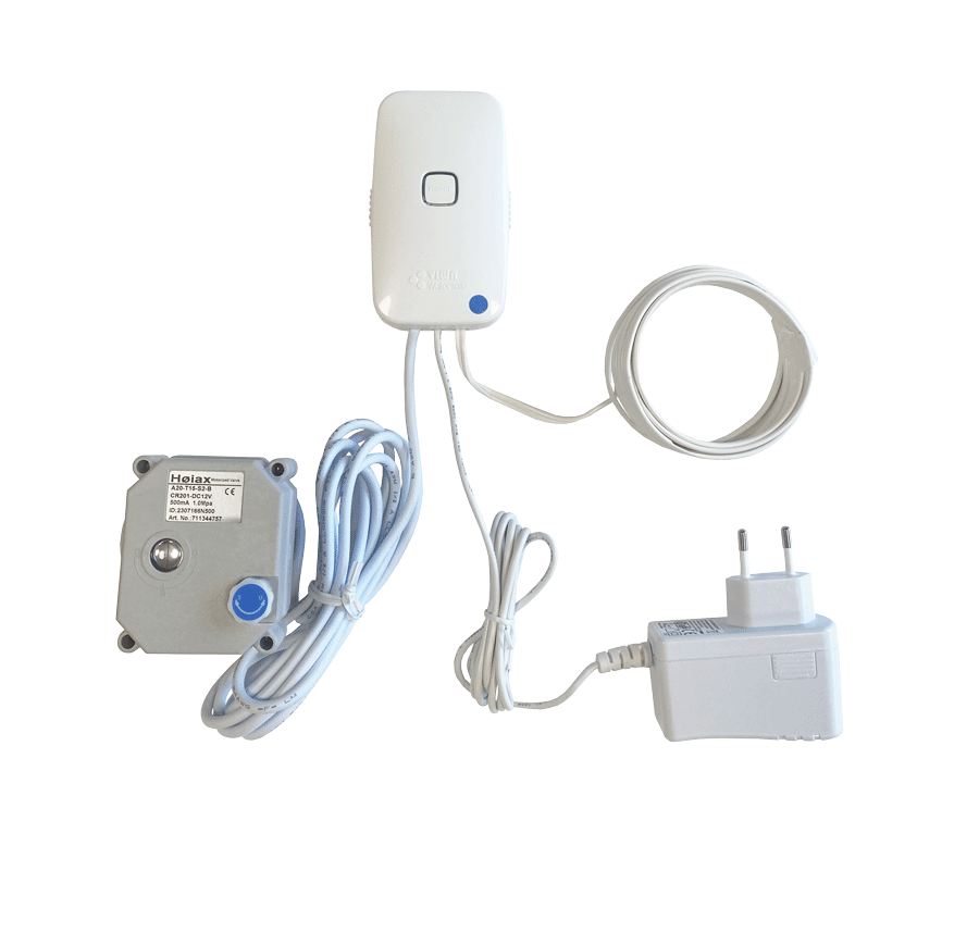 5648817: Viwa Watersafe 1/2" enkel kuleventil m/autotest