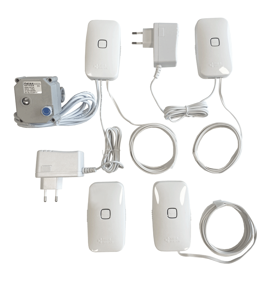 5648831: Viwa Watersafe 1/2" trådløs kuleventil Villapakke m/autotest