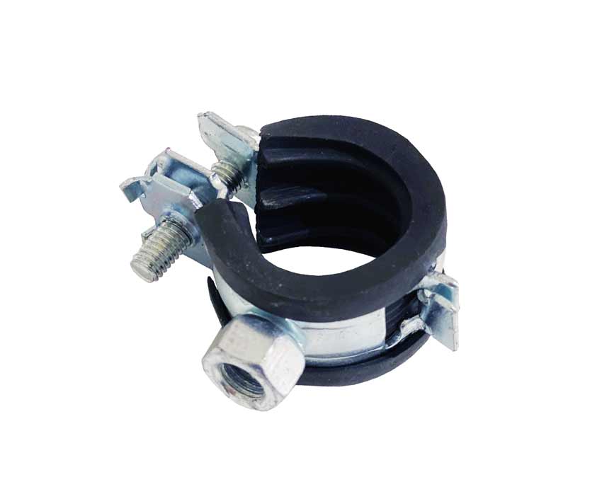 651042: Rørklammer m/gummi 21-23mm