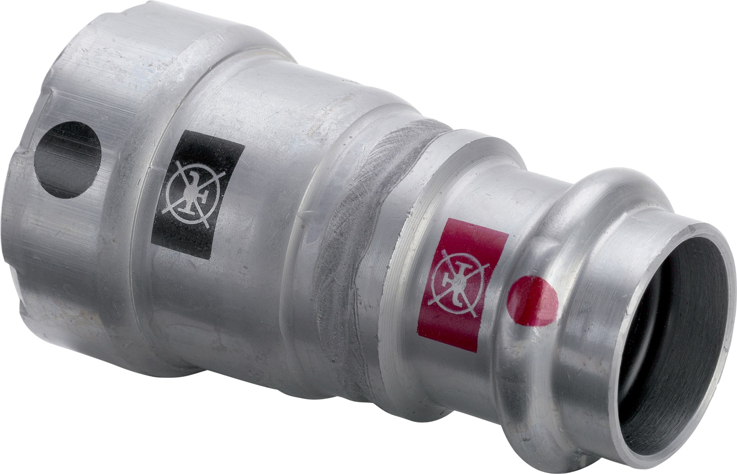 1070074: Megapress overg.muffe ½x15mm 4213