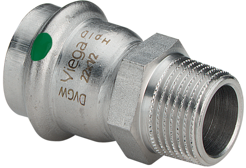 5044024: Sanpress inox nippelmuffe 15x3/4