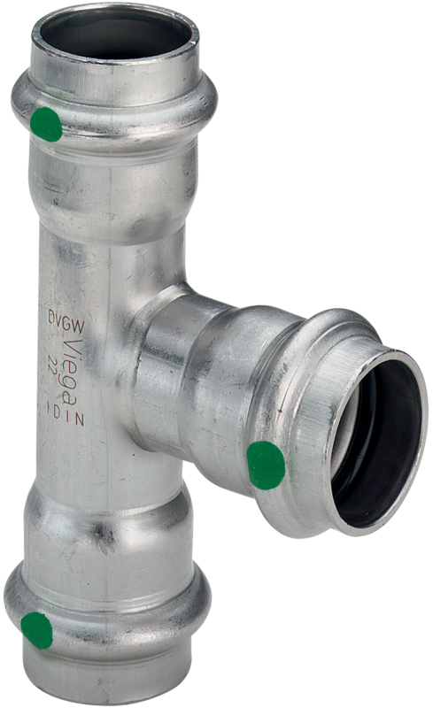 Sanpress inox T-rør 15